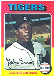 1975 Topps Baseball Cards      371     Gates Brown